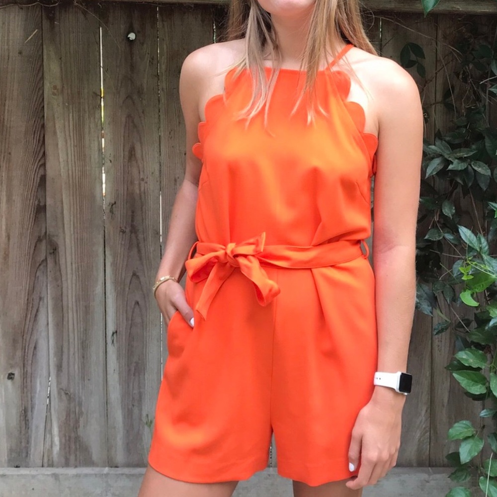 Victoria Beckham for Target orange romper